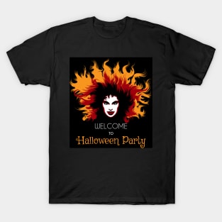 Welcome to Halloween Party Poster T-Shirt